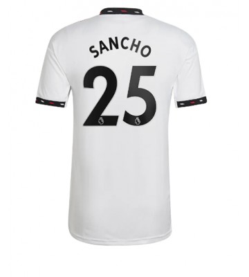 Manchester United Jadon Sancho #25 Bortedrakt 2022-23 Kortermet